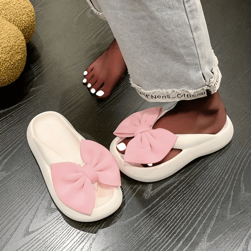 Women's Bow Pillow Flip Flops