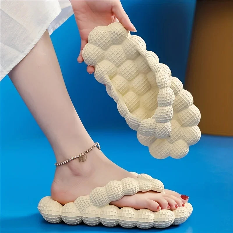 2024 New Women's Massage Bubble Flip Flops