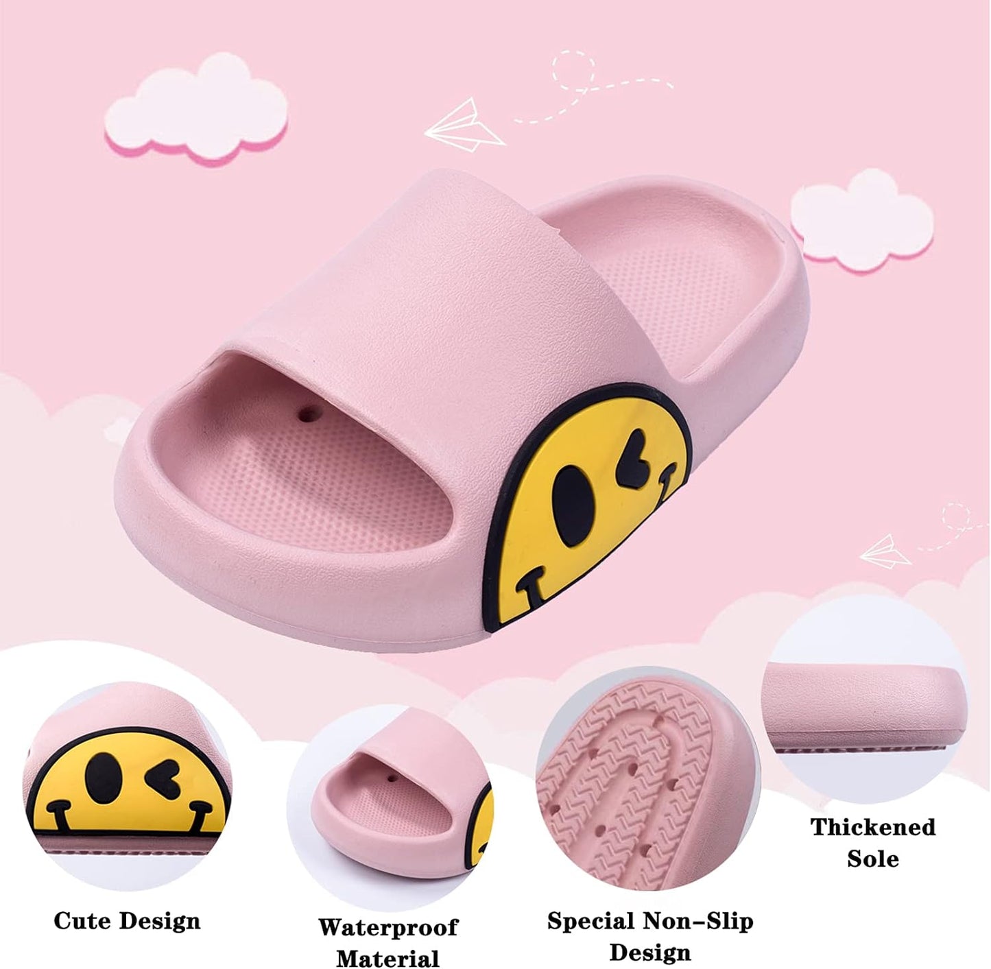 Smile Face  Bath Slippers