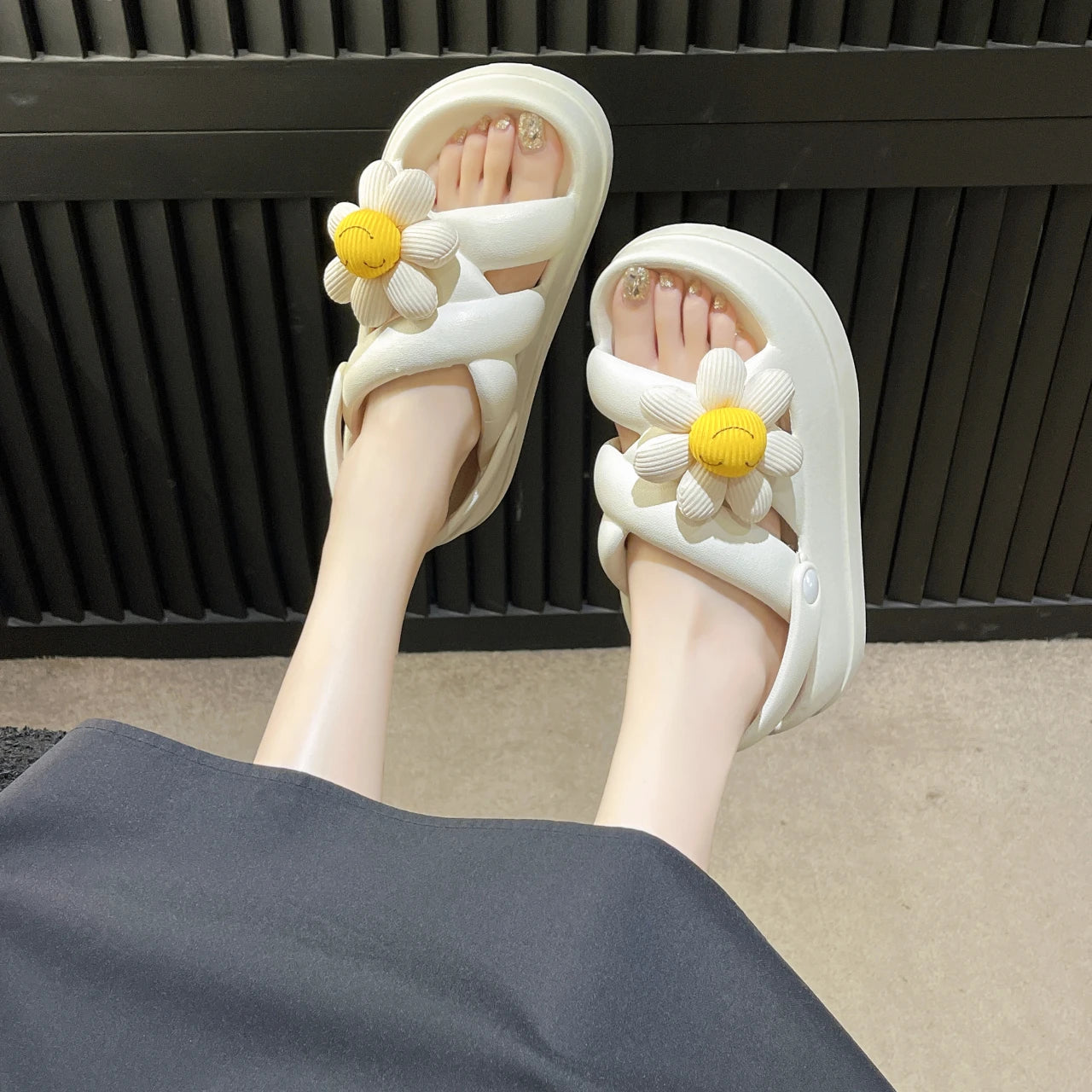 Cute Flower Women Sandals