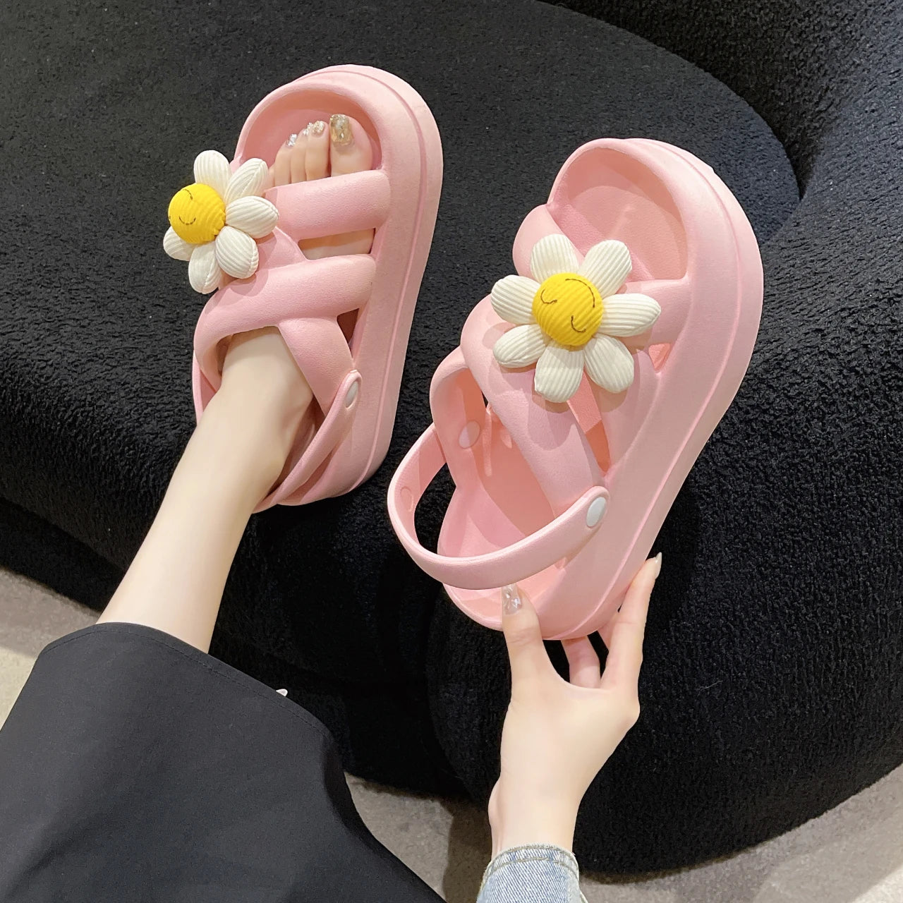 Cute Flower Women Sandals